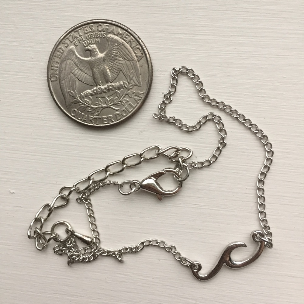 ⚜️[𝟯/$𝟭𝟴]⚜️4 Layered Silver Ankle Bracelet NEW - Picture 6 of 8